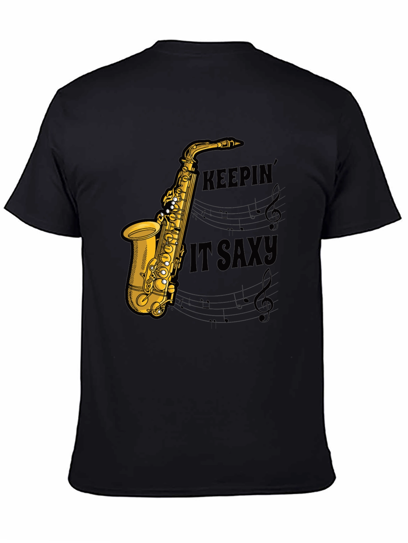 Keepin it Saxy Mens Graphic T-Shirt