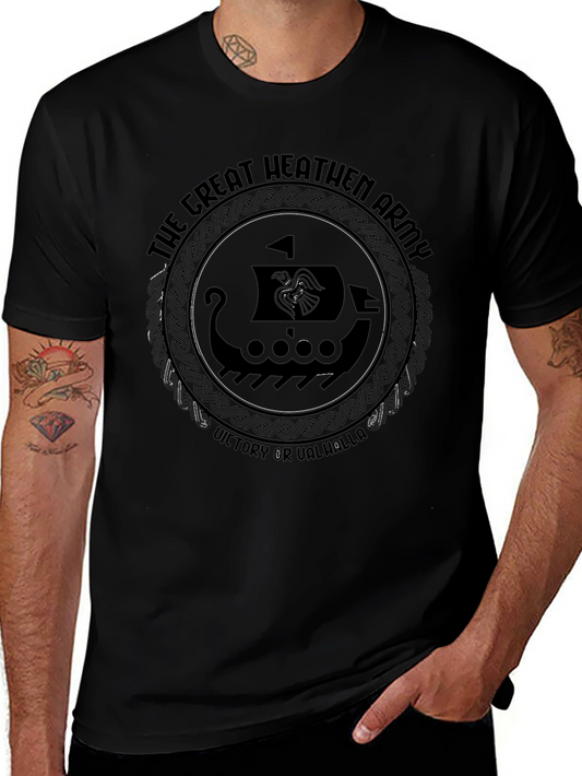 Great Heathen Army Viking Ship T-Shirt