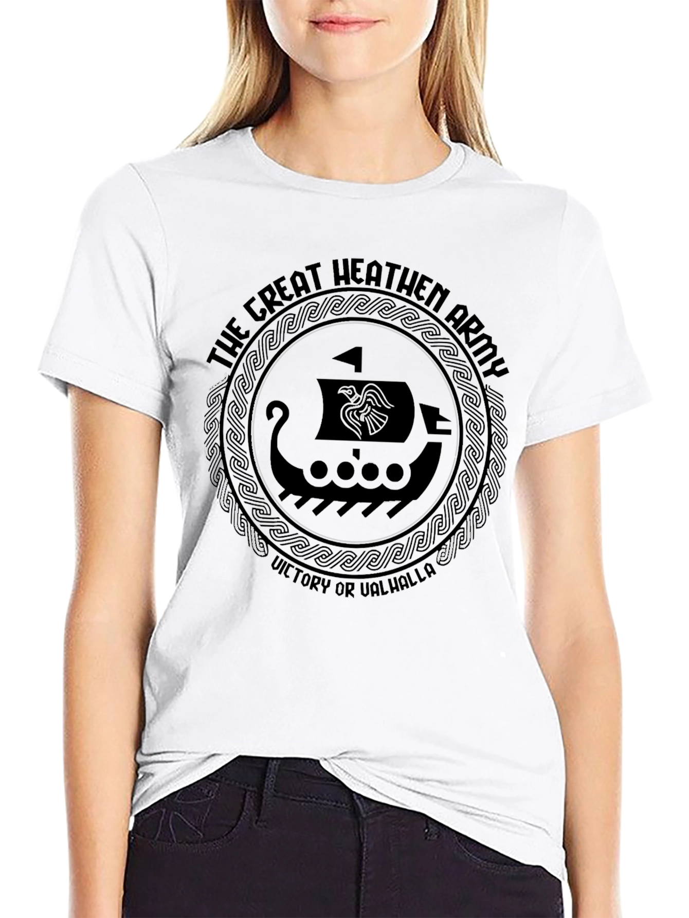 Great Heathen Army Viking Ship T-Shirt