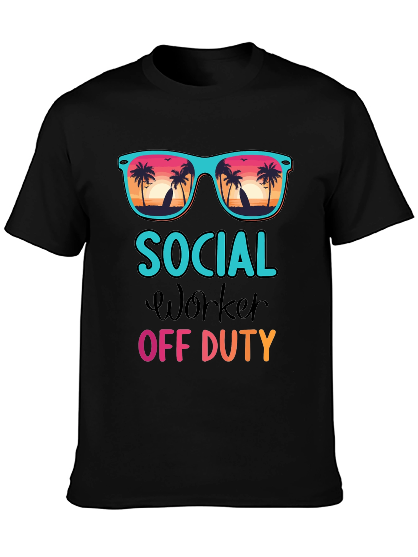 Social Worker Off Duty Graphic Tee