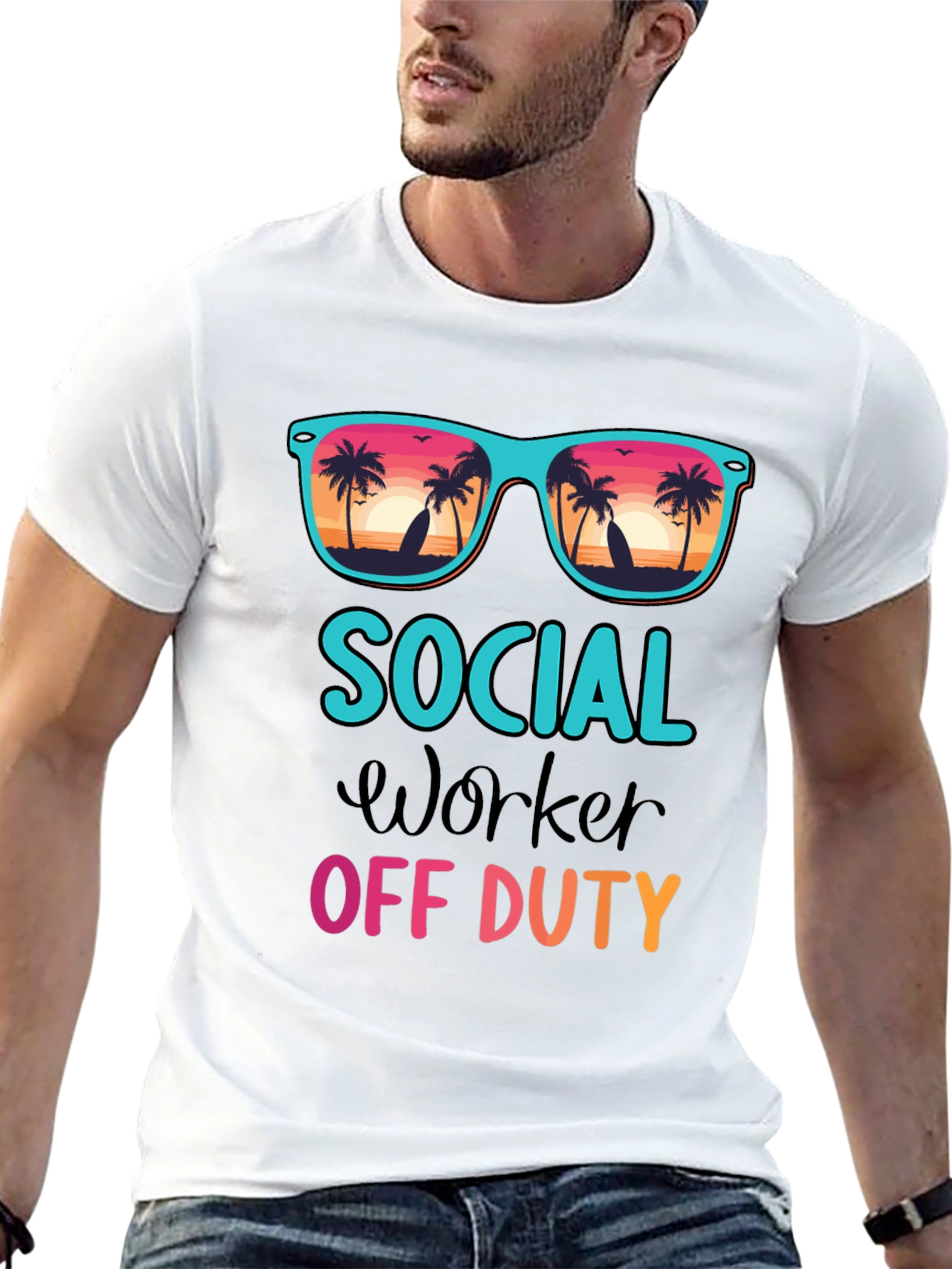 Social Worker Off Duty Graphic Tee