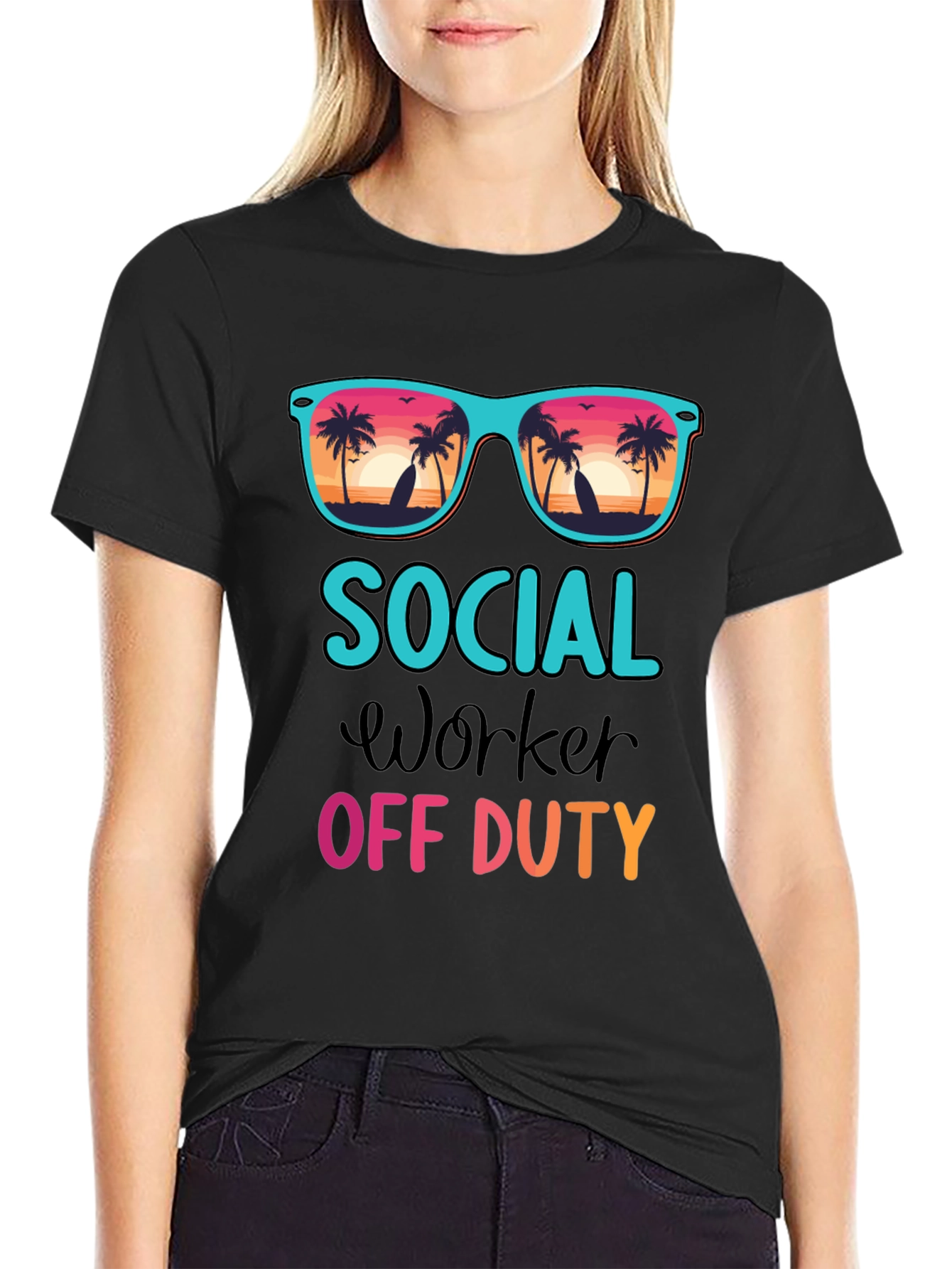 Social Worker Off Duty Graphic Tee