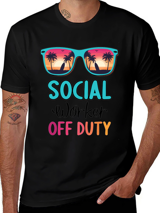 Social Worker Off Duty Graphic Tee