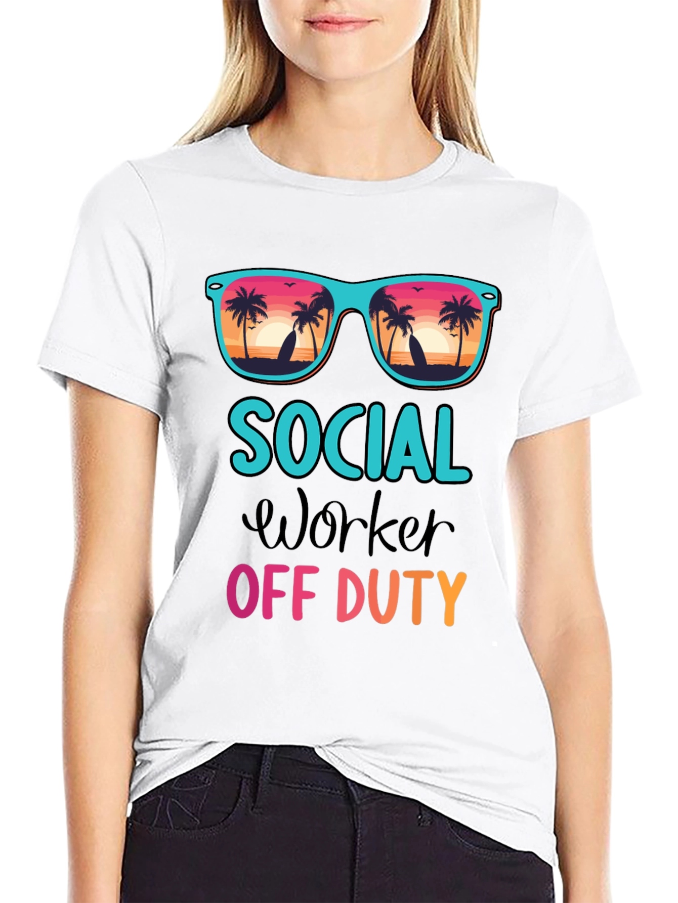 Social Worker Off Duty Graphic Tee