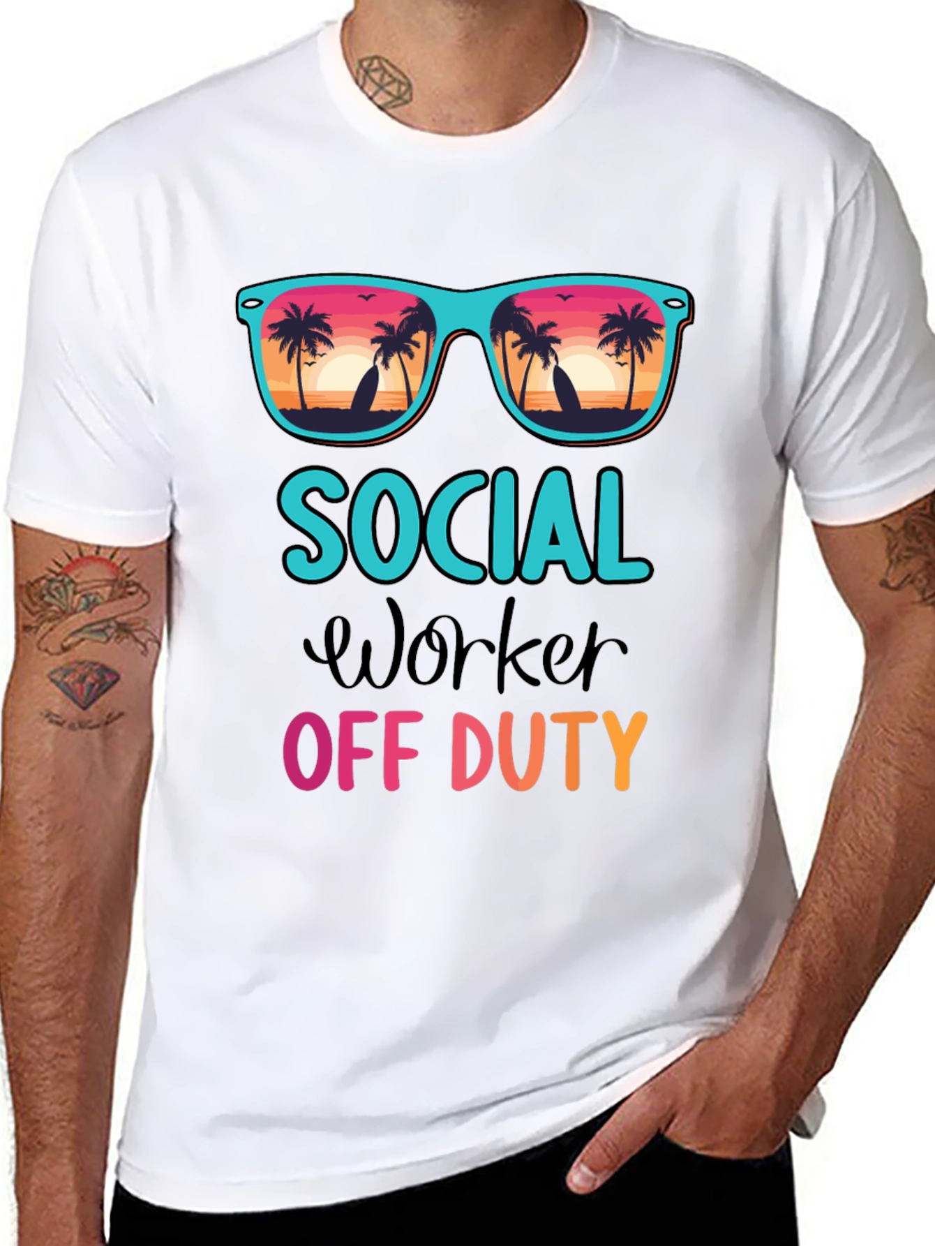 Social Worker Off Duty Graphic Tee