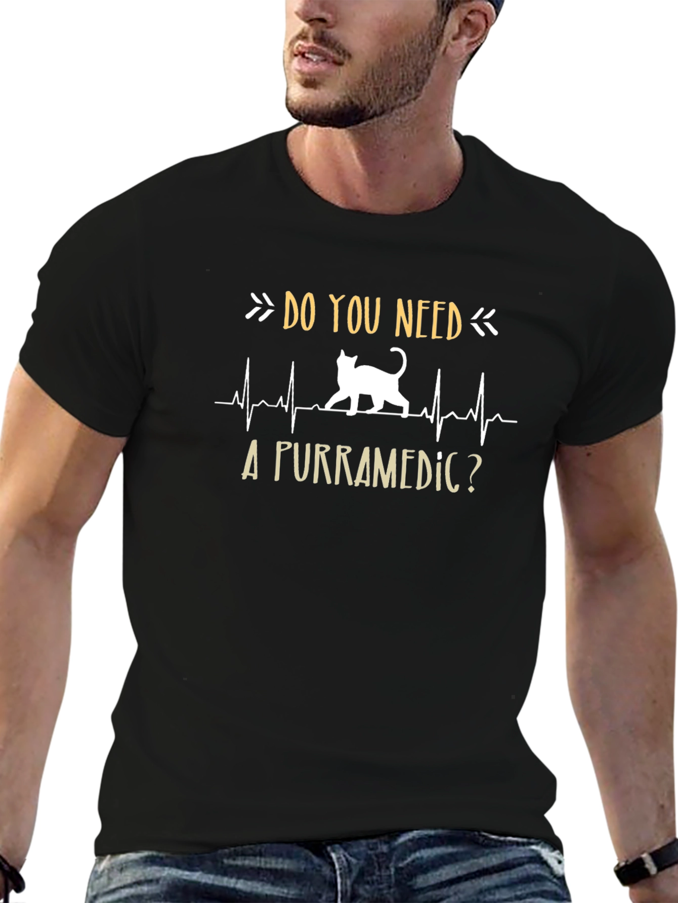 Purrmedic T-Shirt - Funny Cat Lover Tee