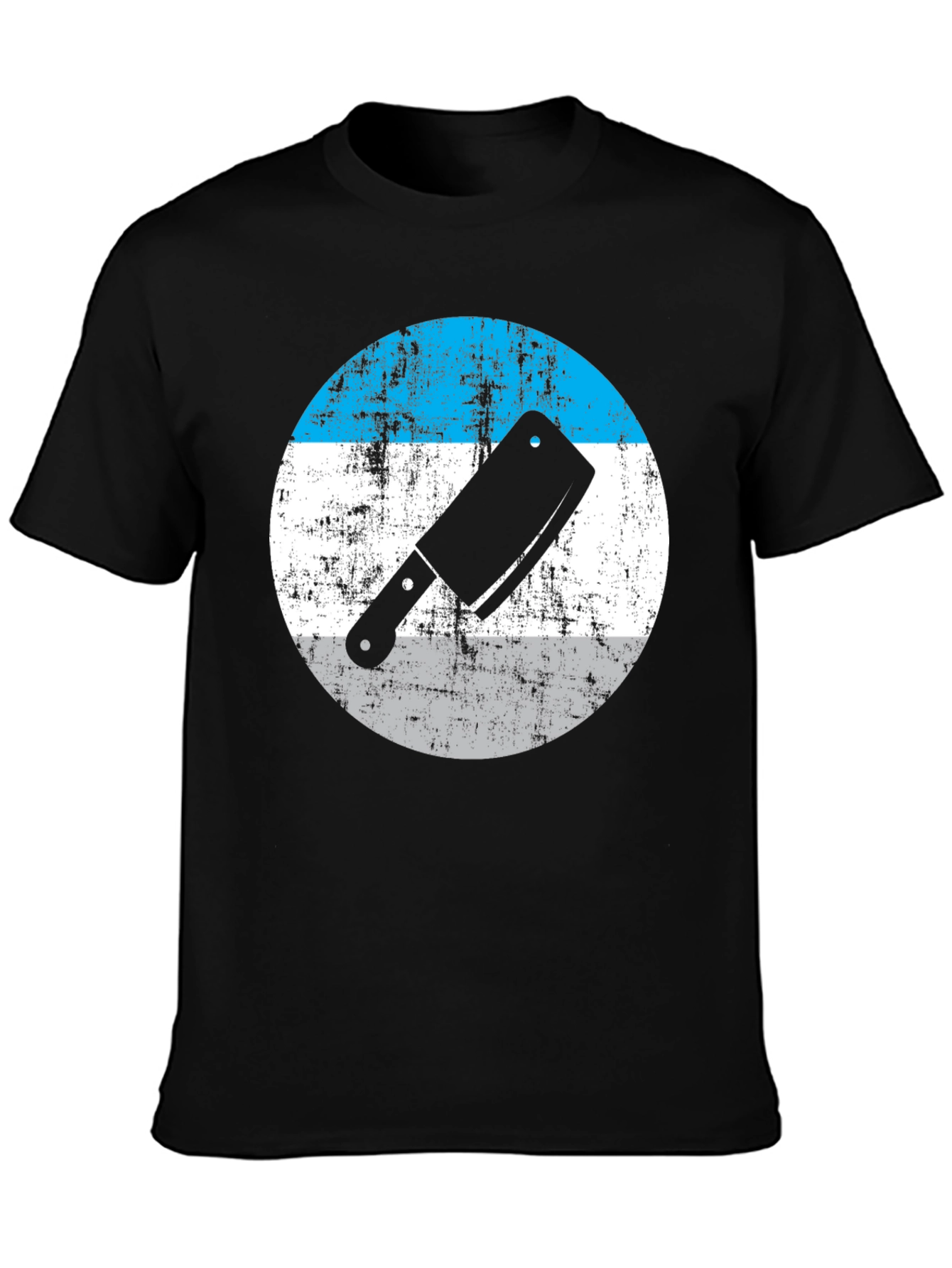 Butcher Cleaver Graphic Tee - Retro Kitchen Humor