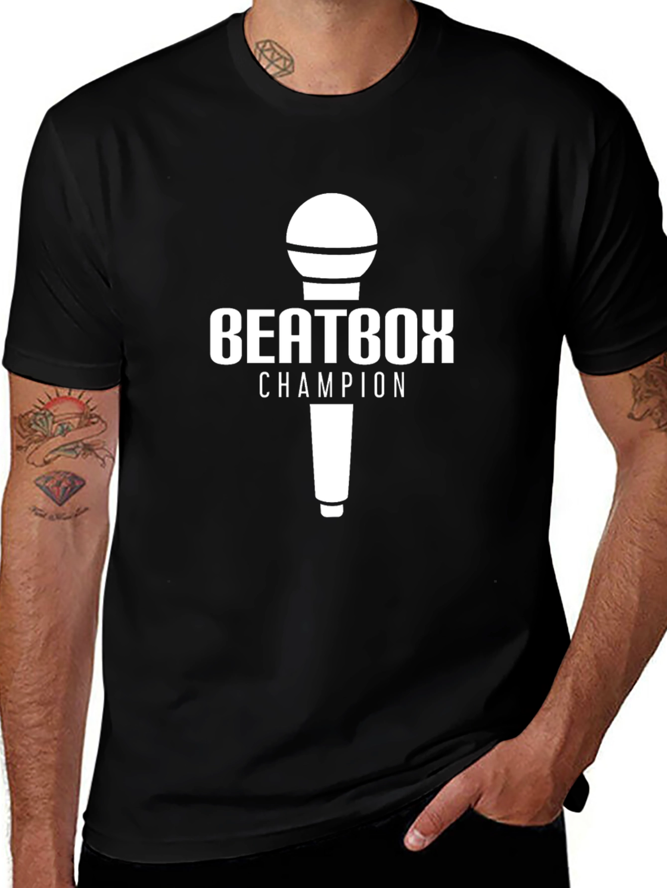 Beatbox Champion Microphone Graphic T-Shirt