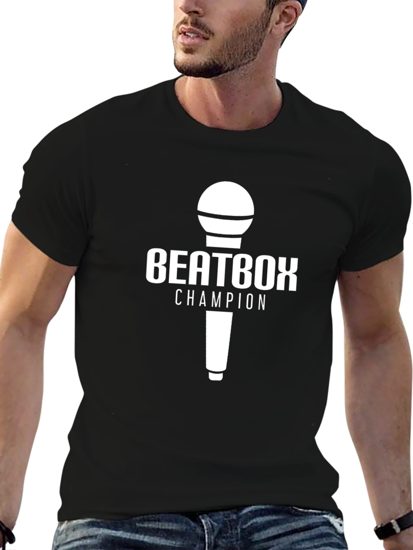 Beatbox Champion Microphone Graphic T-Shirt