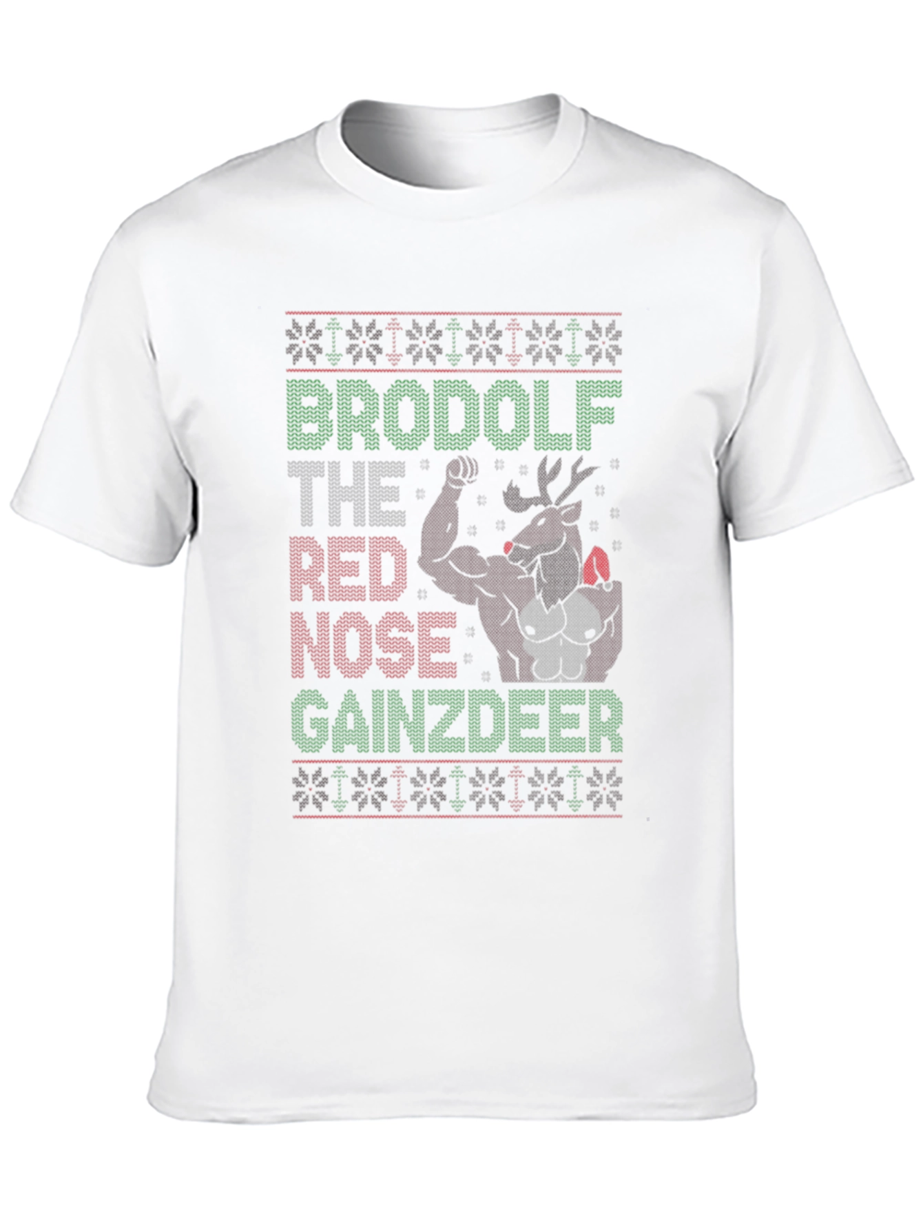 BroDolf Gainzdeer Ugly Christmas T-Shirt