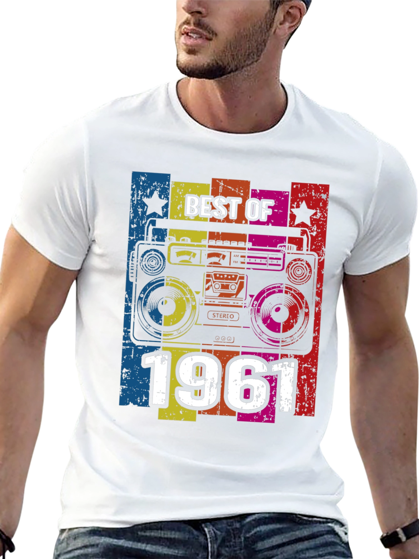 Best of 1961 Retro Boombox T-Shirt