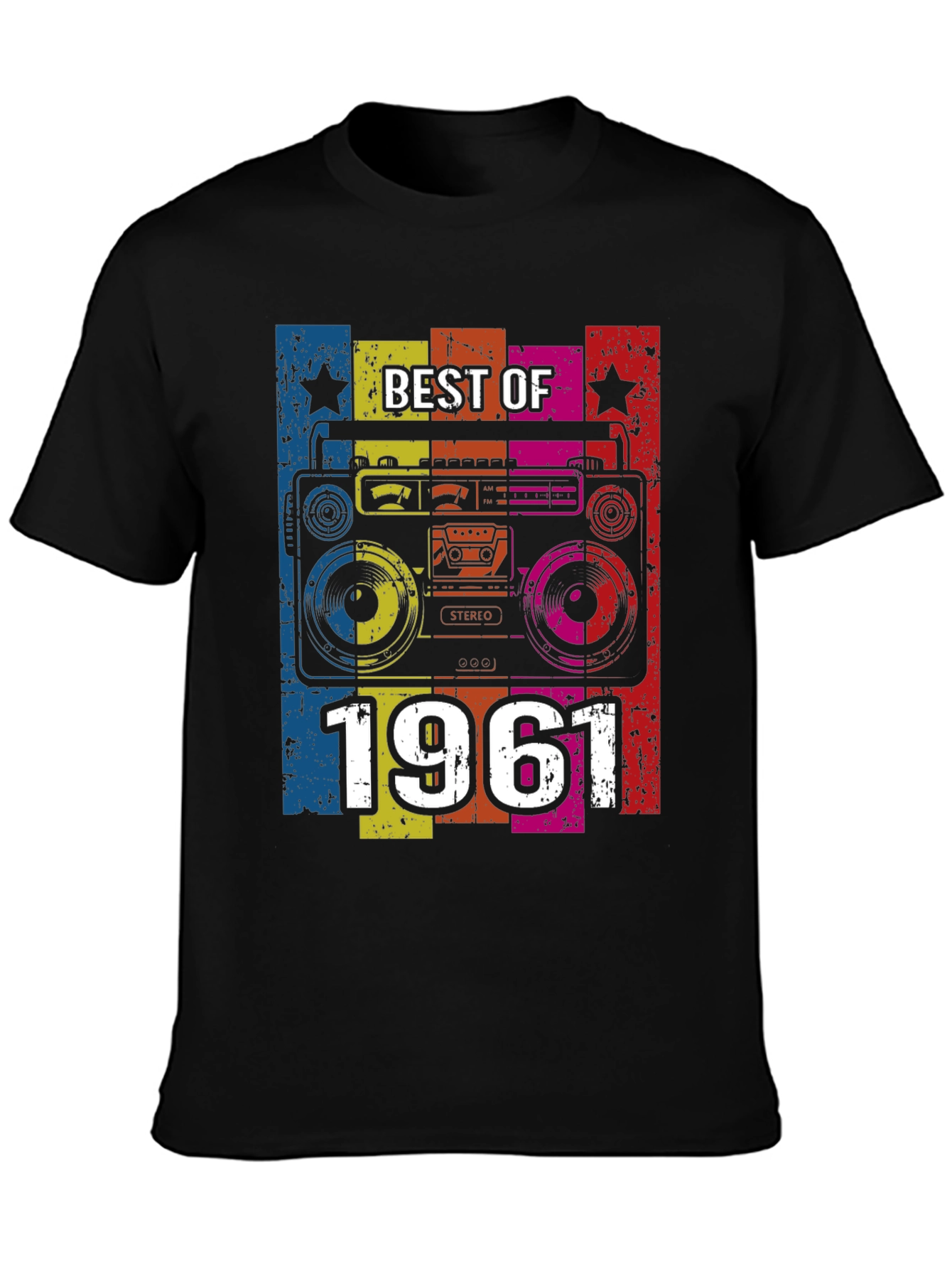 Best of 1961 Retro Boombox T-Shirt