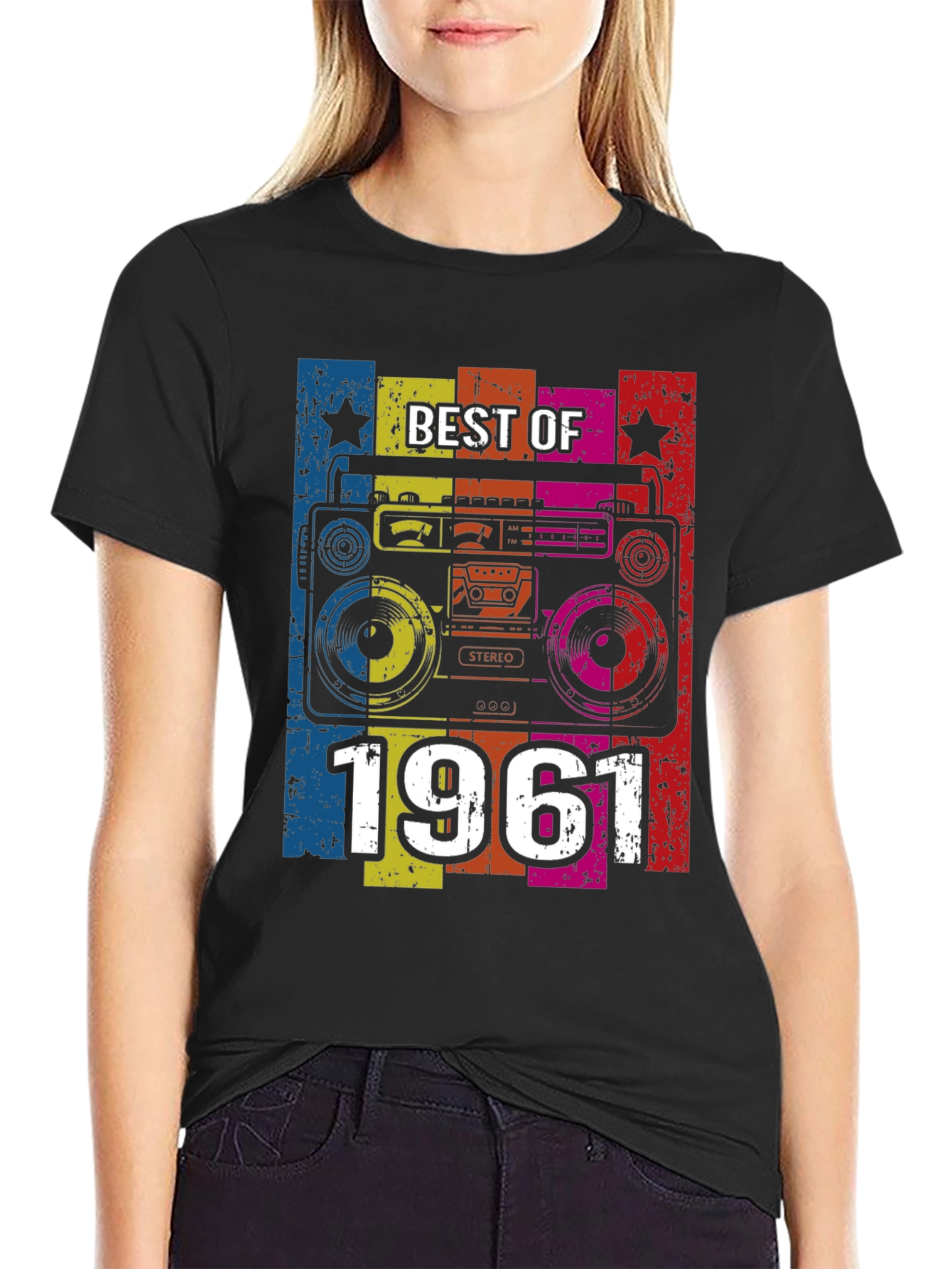 Best of 1961 Retro Boombox T-Shirt