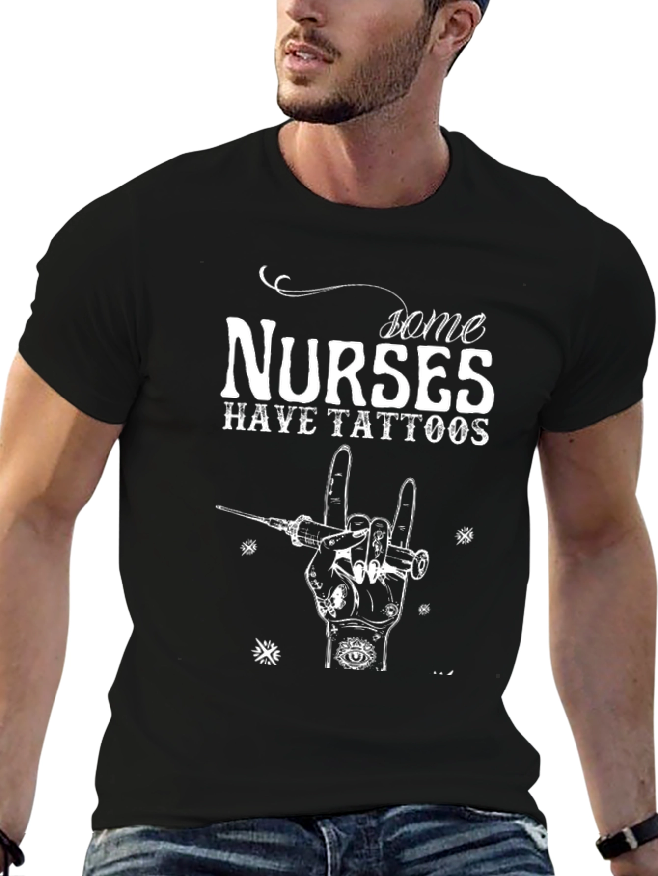 Some Nurses Have Tattoos Graphic T-Shirt