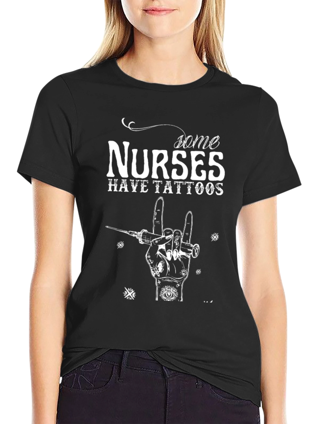 Some Nurses Have Tattoos Graphic T-Shirt