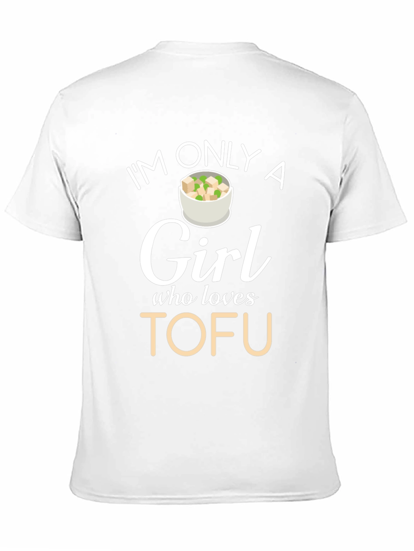 Im Only A Girl Who Loves Tofu Graphic T-Shirt