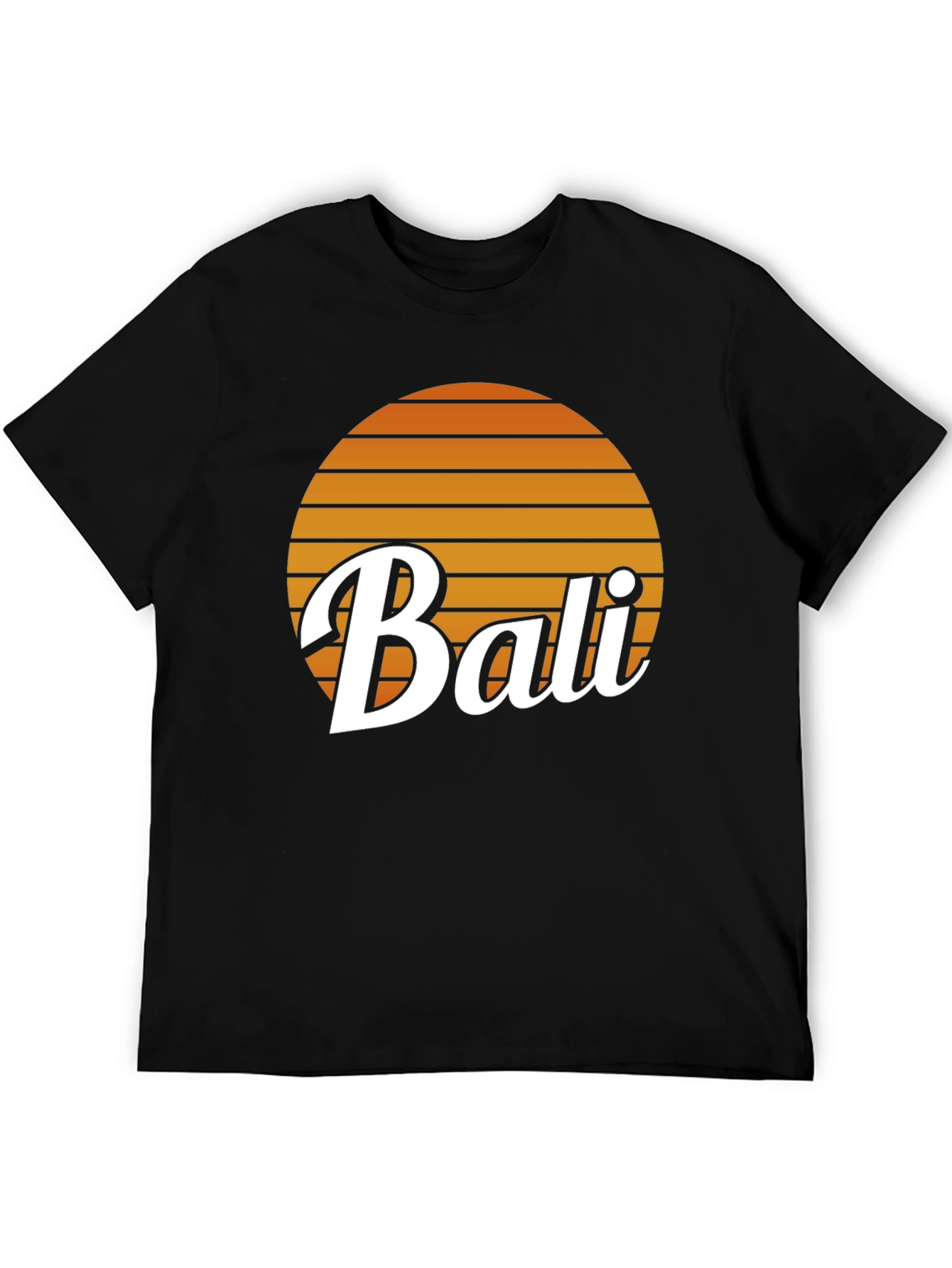 Bali Sunset Graphic Tee - Retro Vacation Vibes