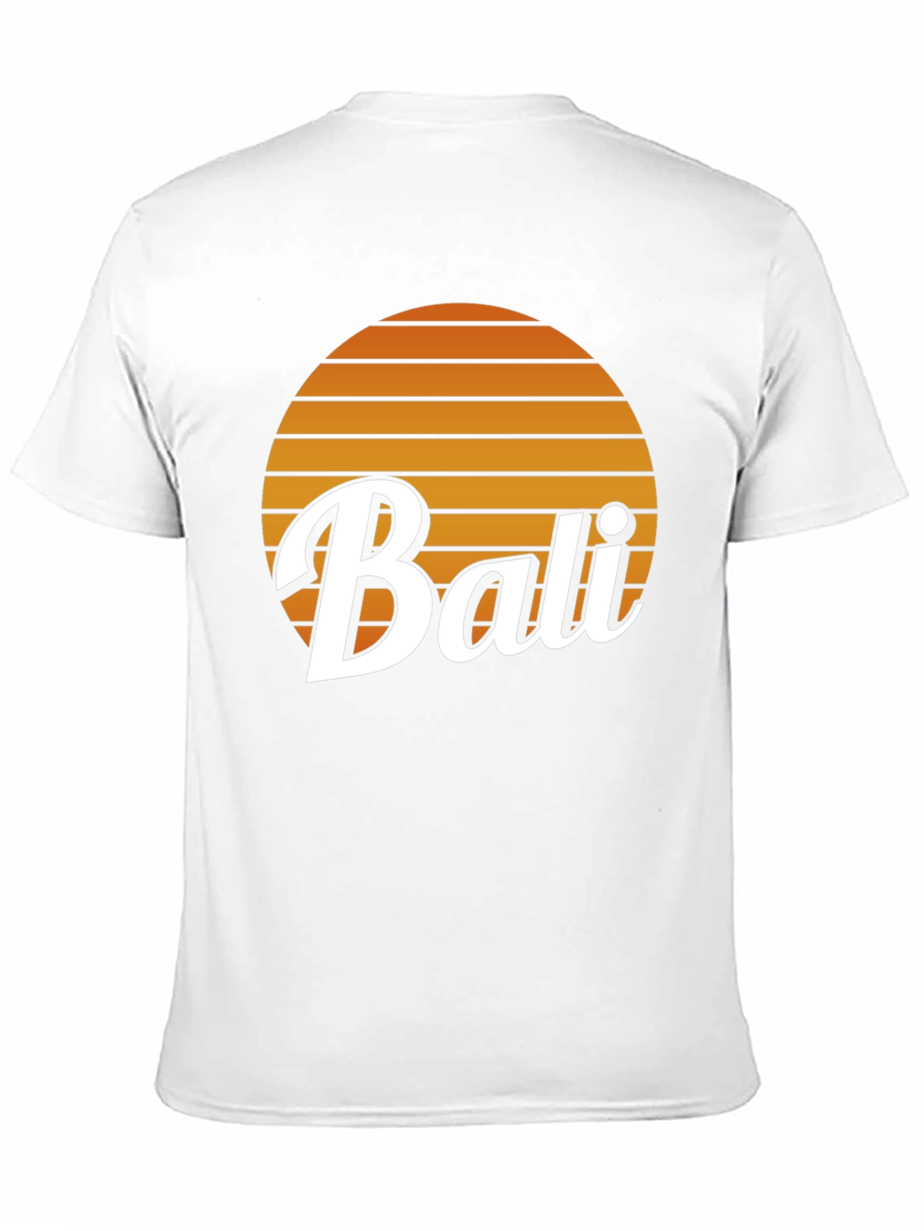 Bali Sunset Graphic Tee - Retro Vacation Vibes