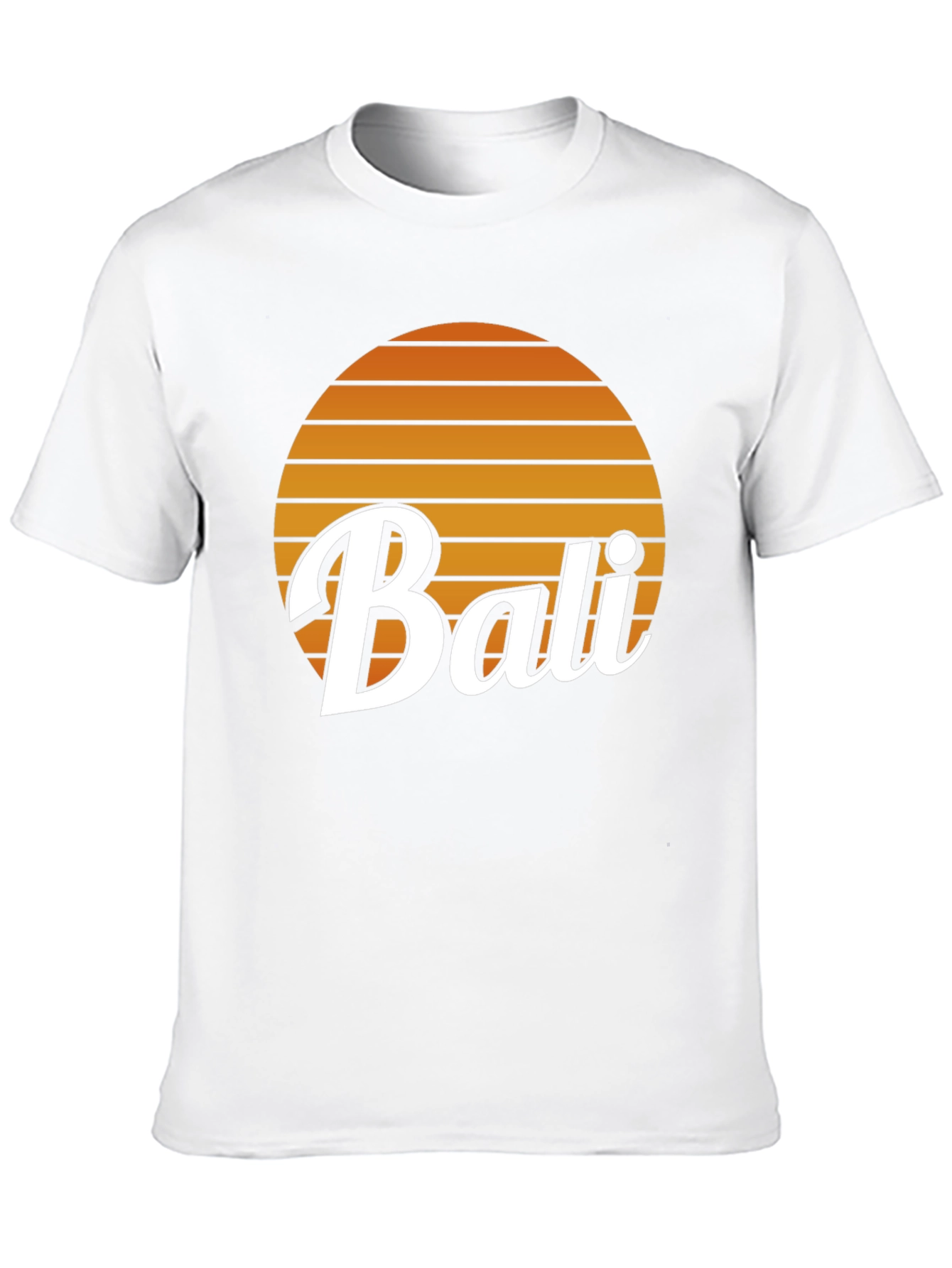Bali Sunset Graphic Tee - Retro Vacation Vibes
