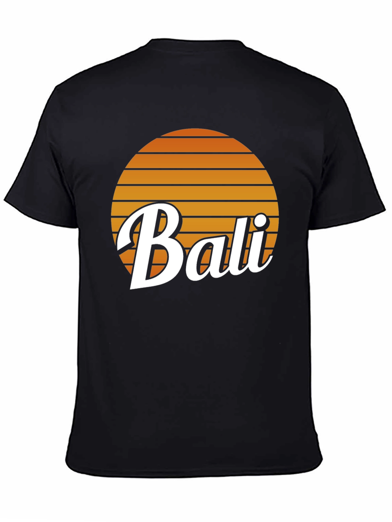 Bali Sunset Graphic Tee - Retro Vacation Vibes