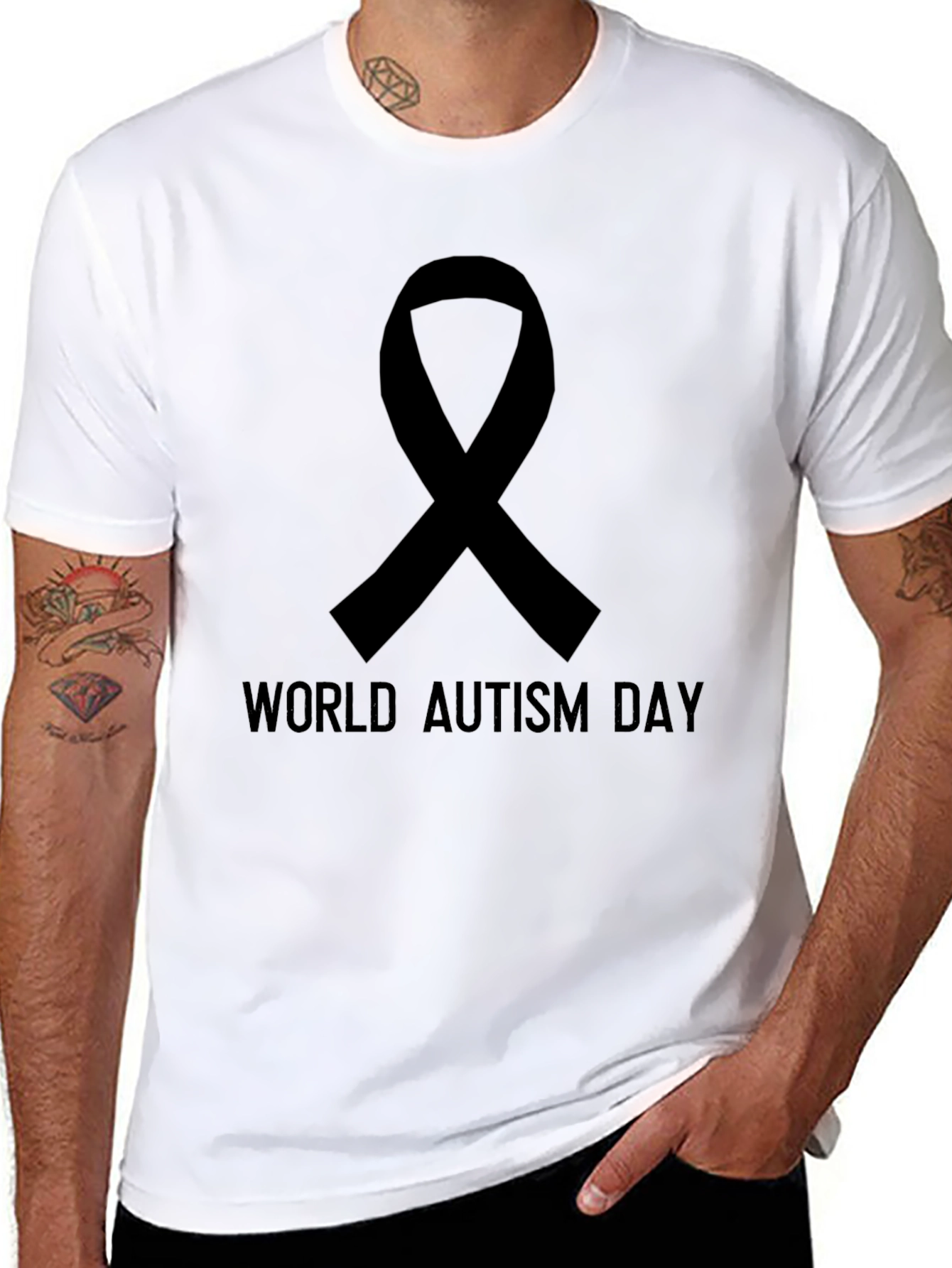World Autism Day Ribbon T-Shirt