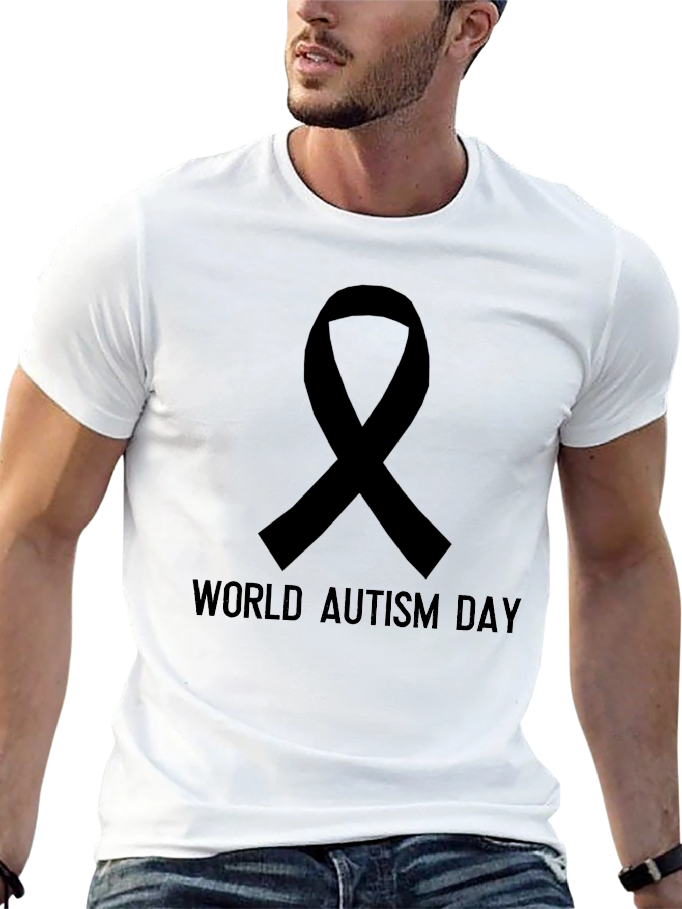 World Autism Day Ribbon T-Shirt