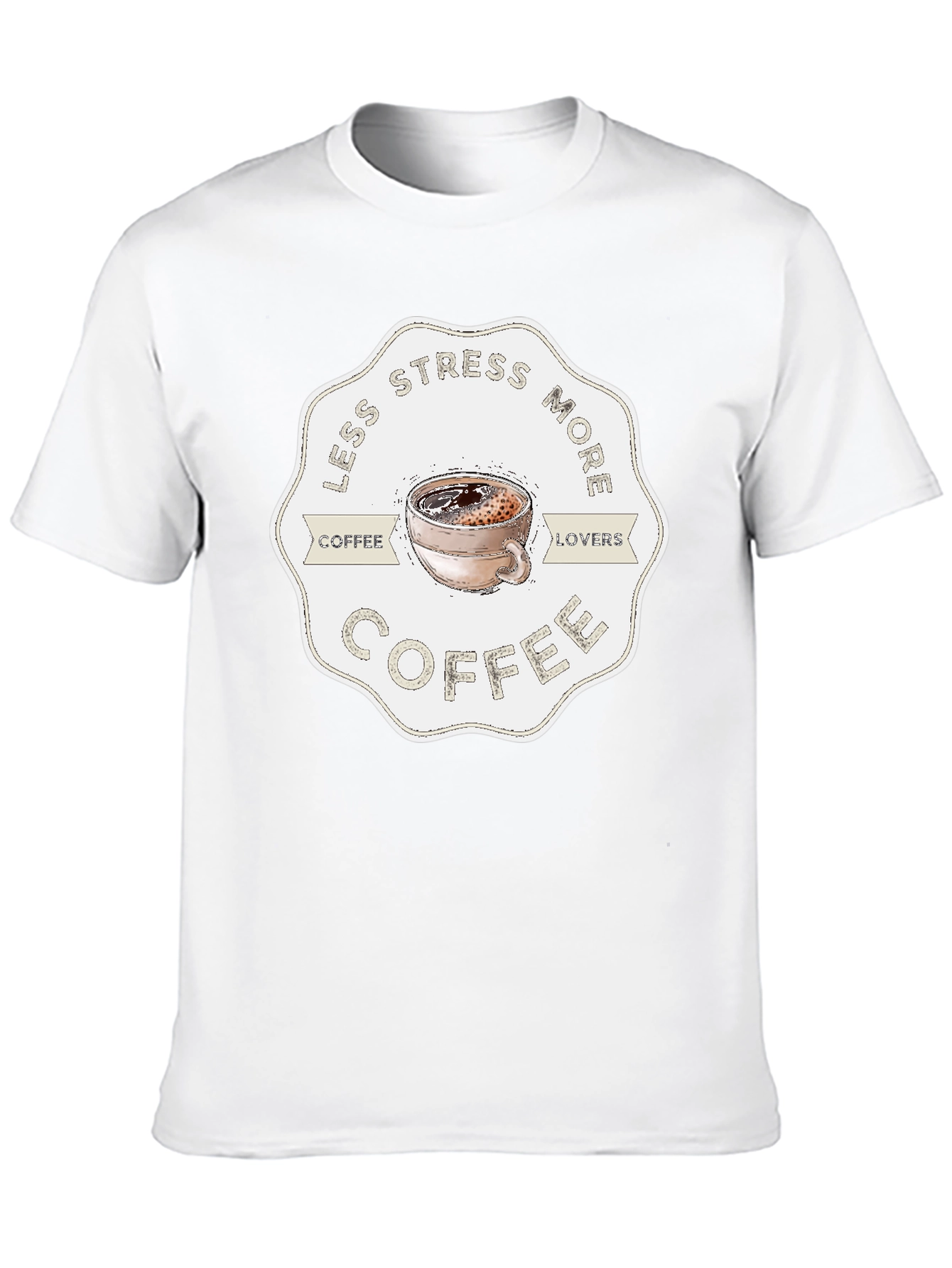Less Stress More Coffee Graphic Tee