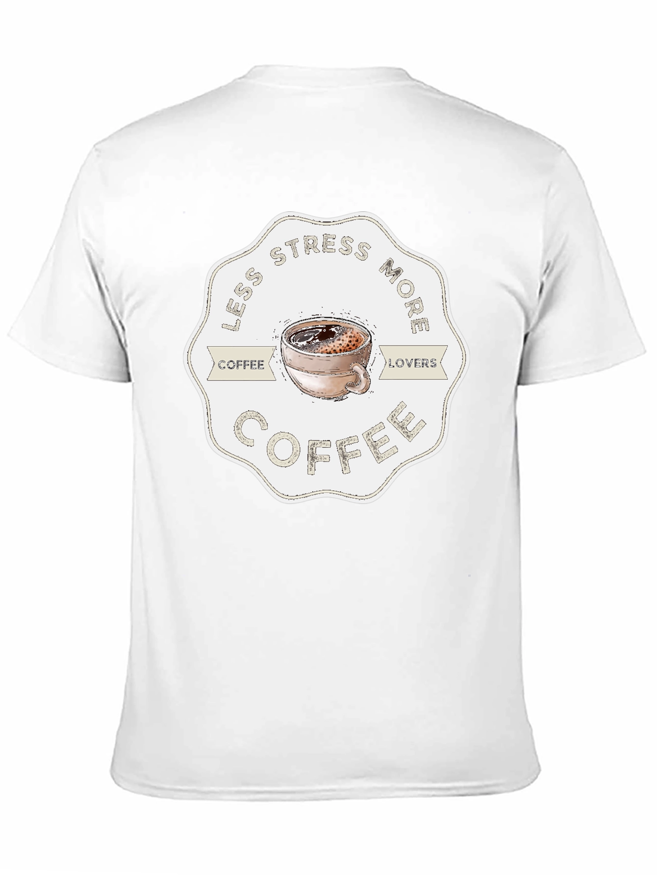Less Stress More Coffee Graphic Tee