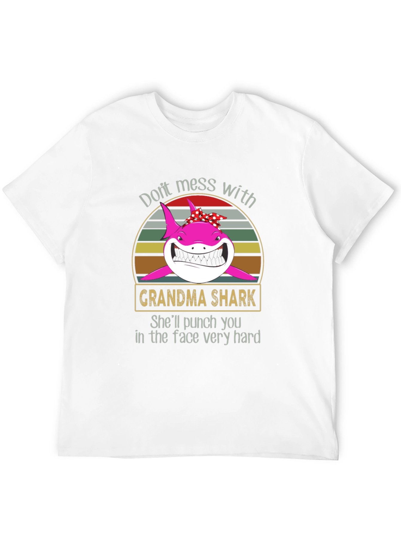 Grandma Shark Graphic T-Shirt