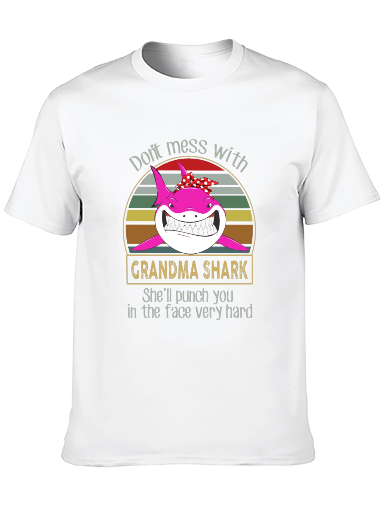 Grandma Shark Graphic T-Shirt