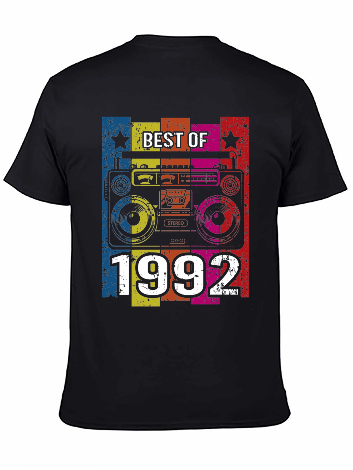 Best of 1992 Graphic Tee - Retro Boombox Design