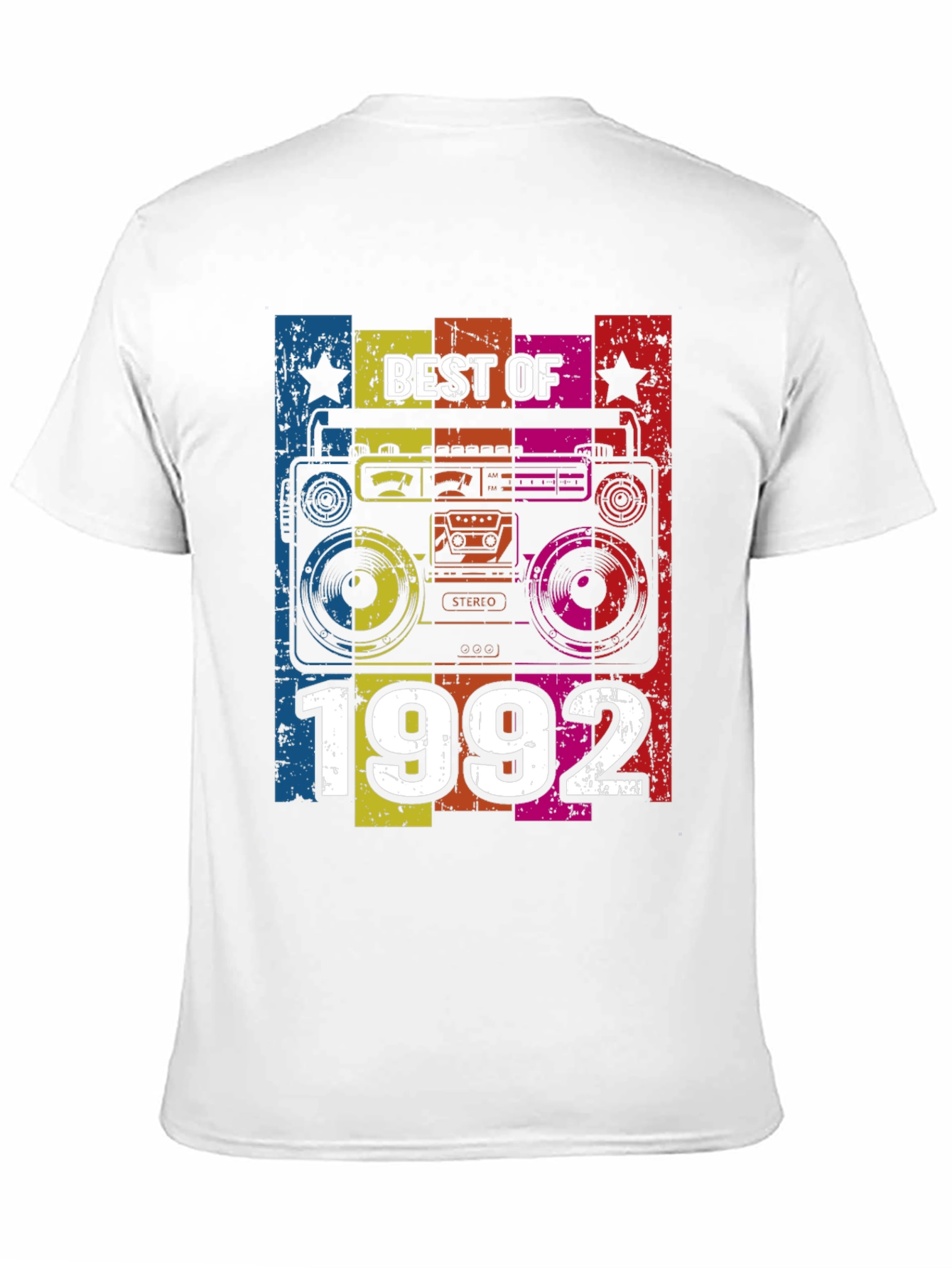 Best of 1992 Graphic Tee - Retro Boombox Design