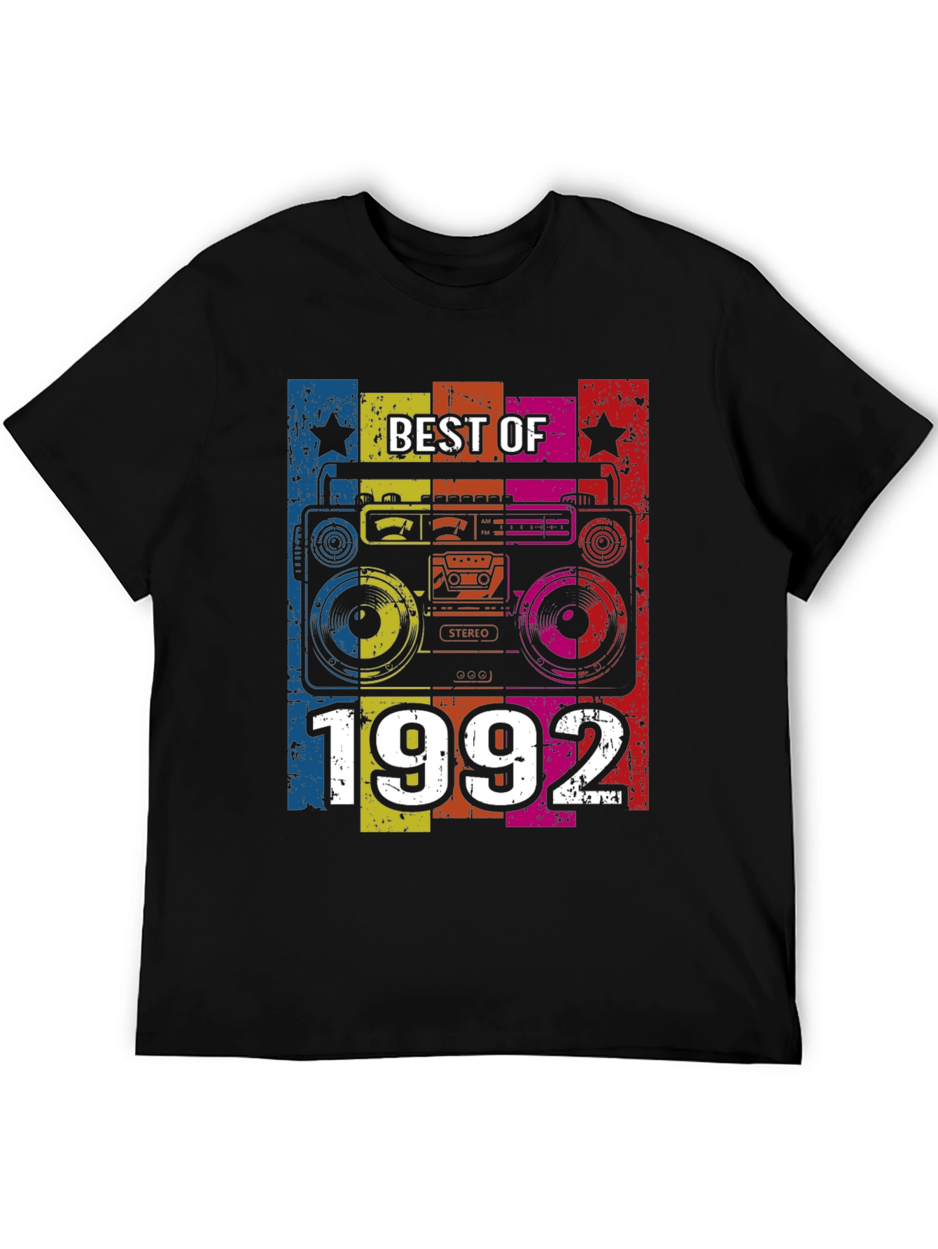 Best of 1992 Graphic Tee - Retro Boombox Design