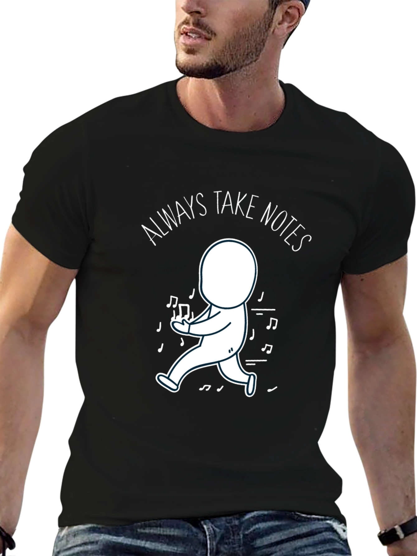 Always Take Notes Graphic Tee - Unique Design