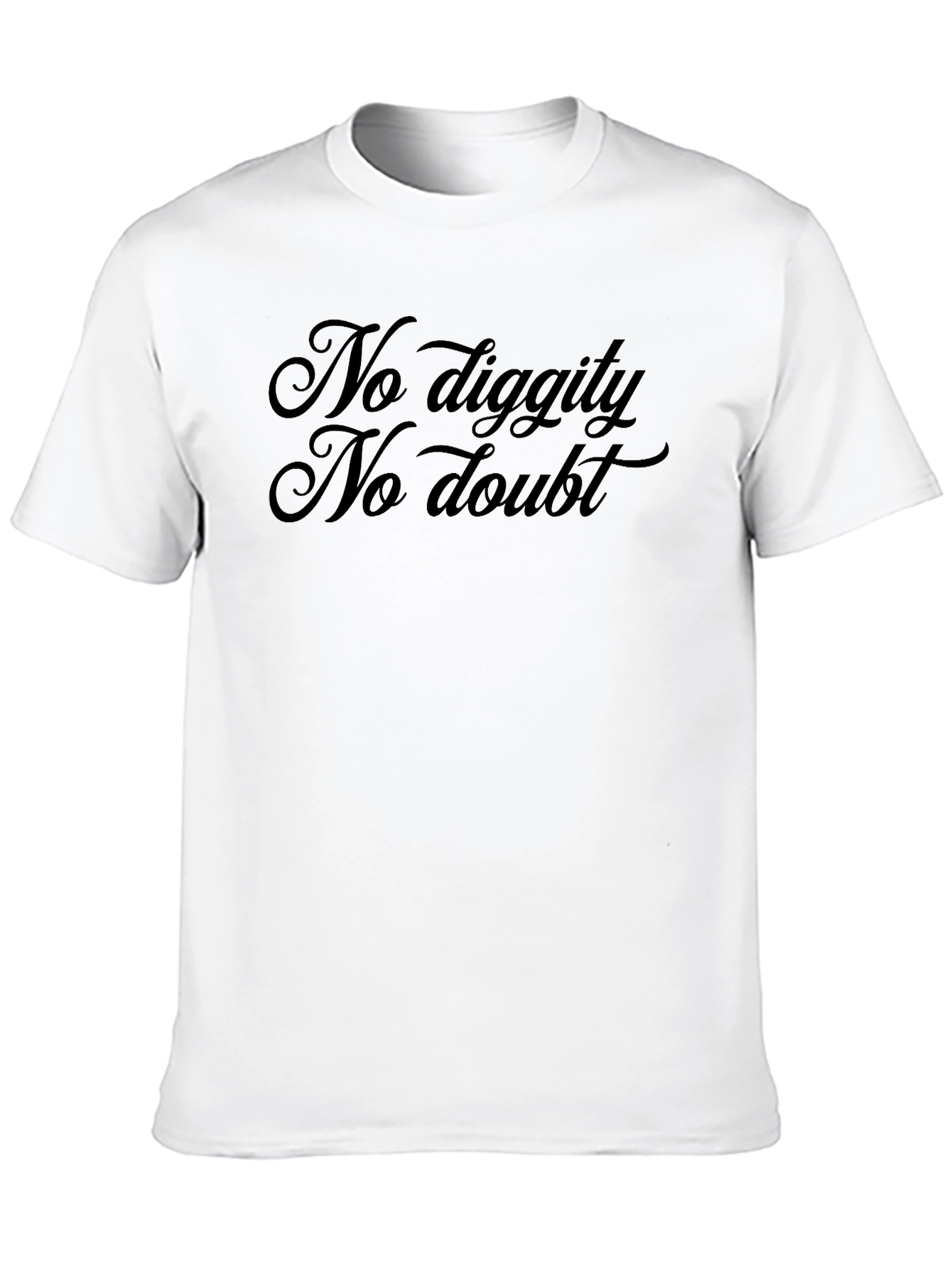 No Diggity No Doubt Black T-Shirt