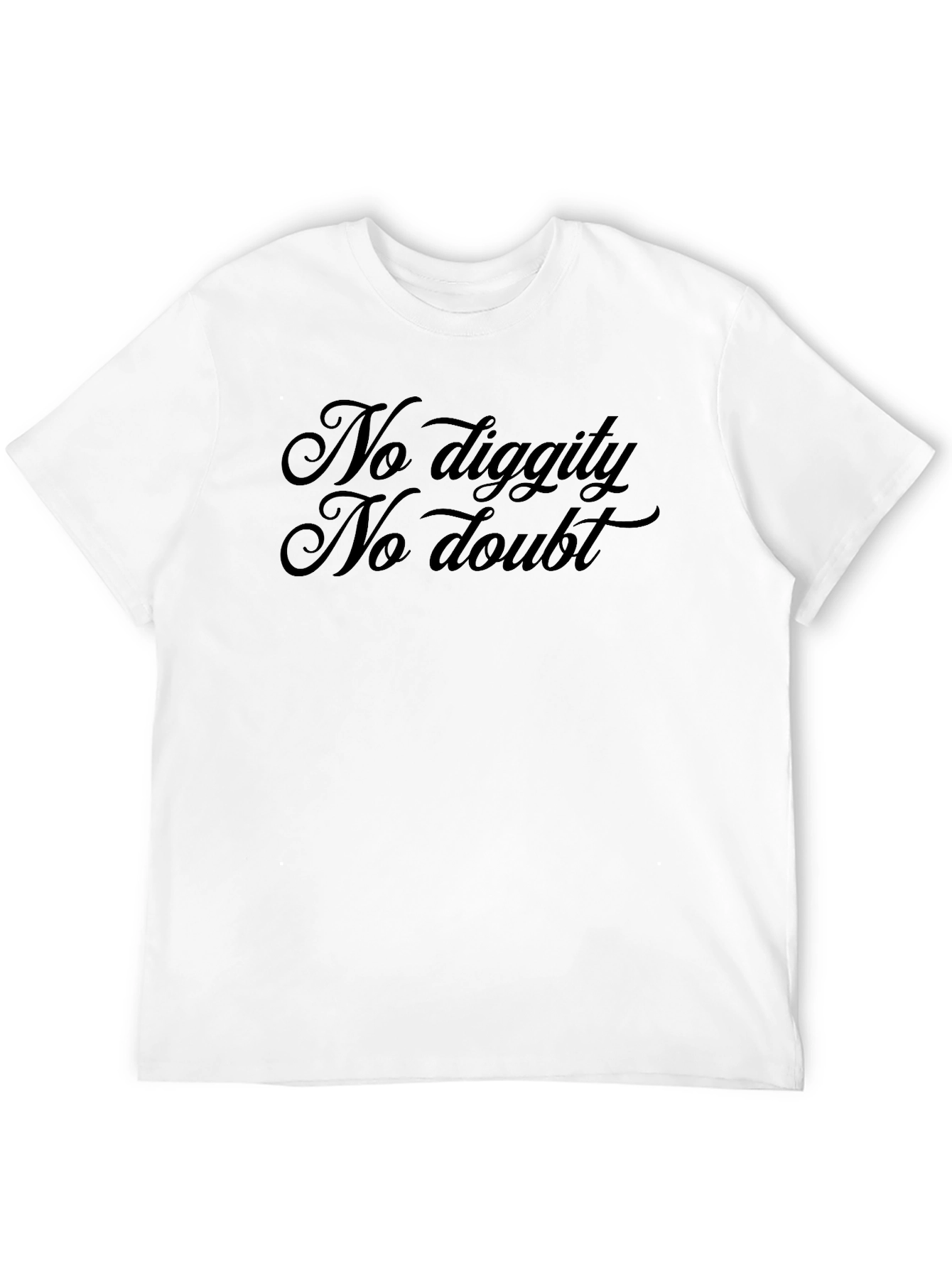 No Diggity No Doubt Black T-Shirt