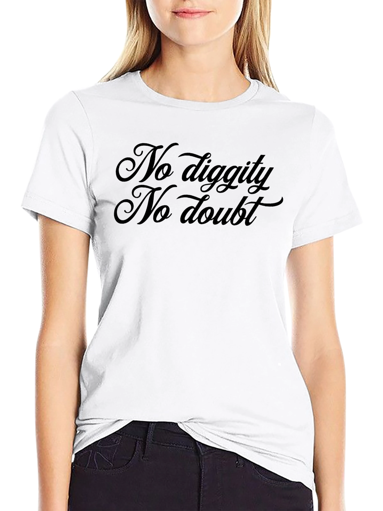 No Diggity No Doubt Black T-Shirt