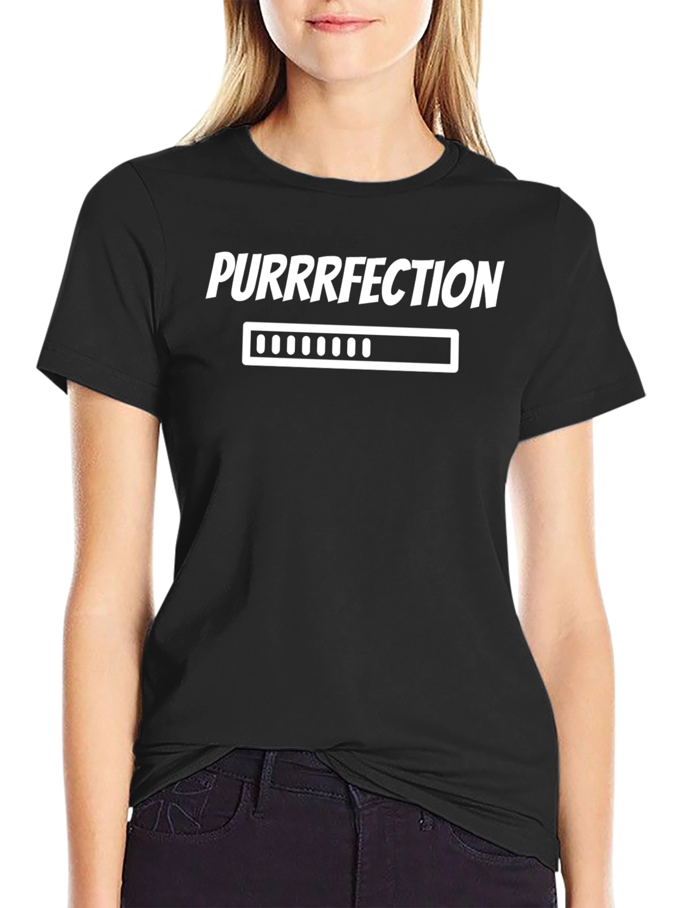 Purrrfection Loading T-Shirt - Cat Lover Tee