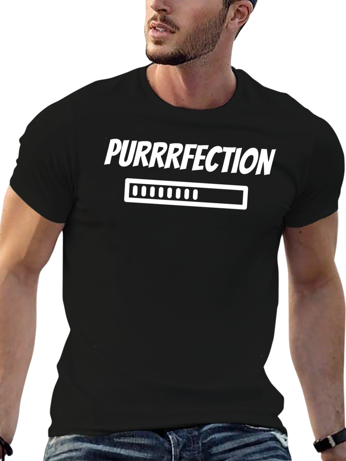 Purrrfection Loading T-Shirt - Cat Lover Tee