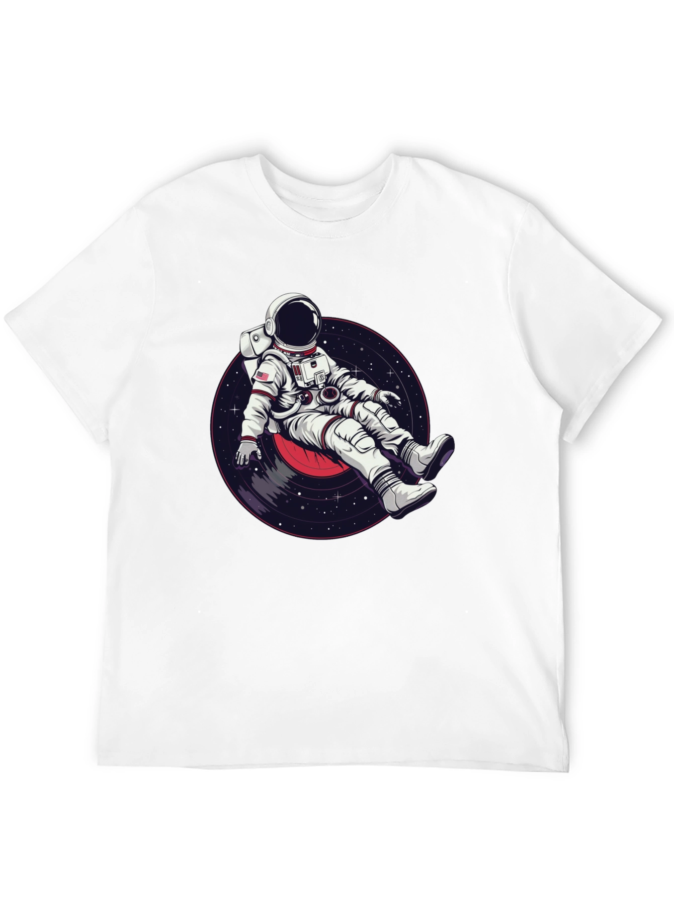 Astronaut Record T-Shirt - Space Music