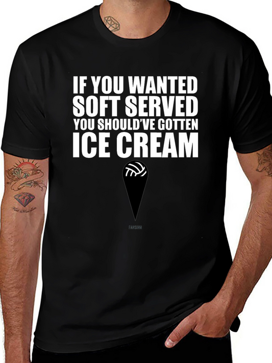 Volleyball Soft Serve T-Shirt - Funny Sport Tee