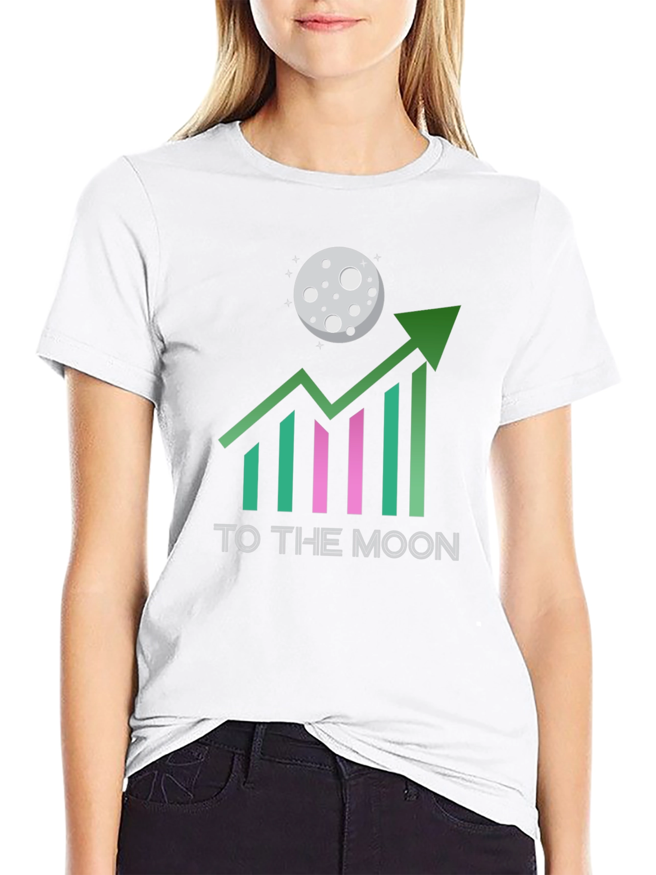 To The Moon Graphic Tee - Crypto HODL
