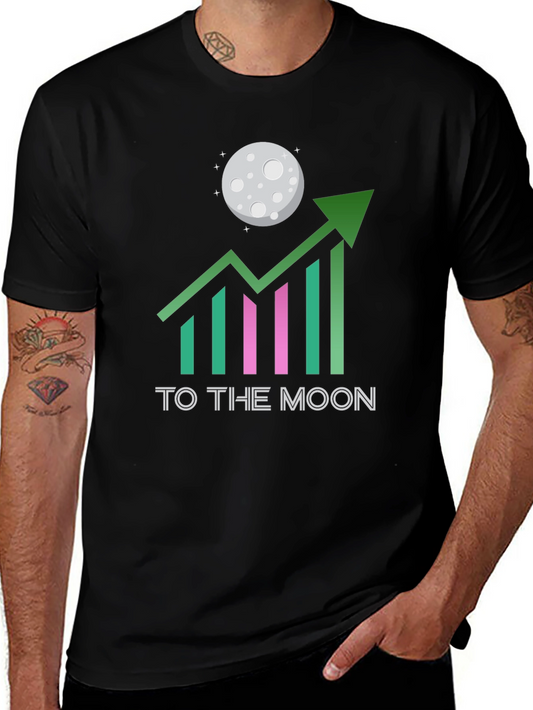 To The Moon Graphic Tee - Crypto HODL