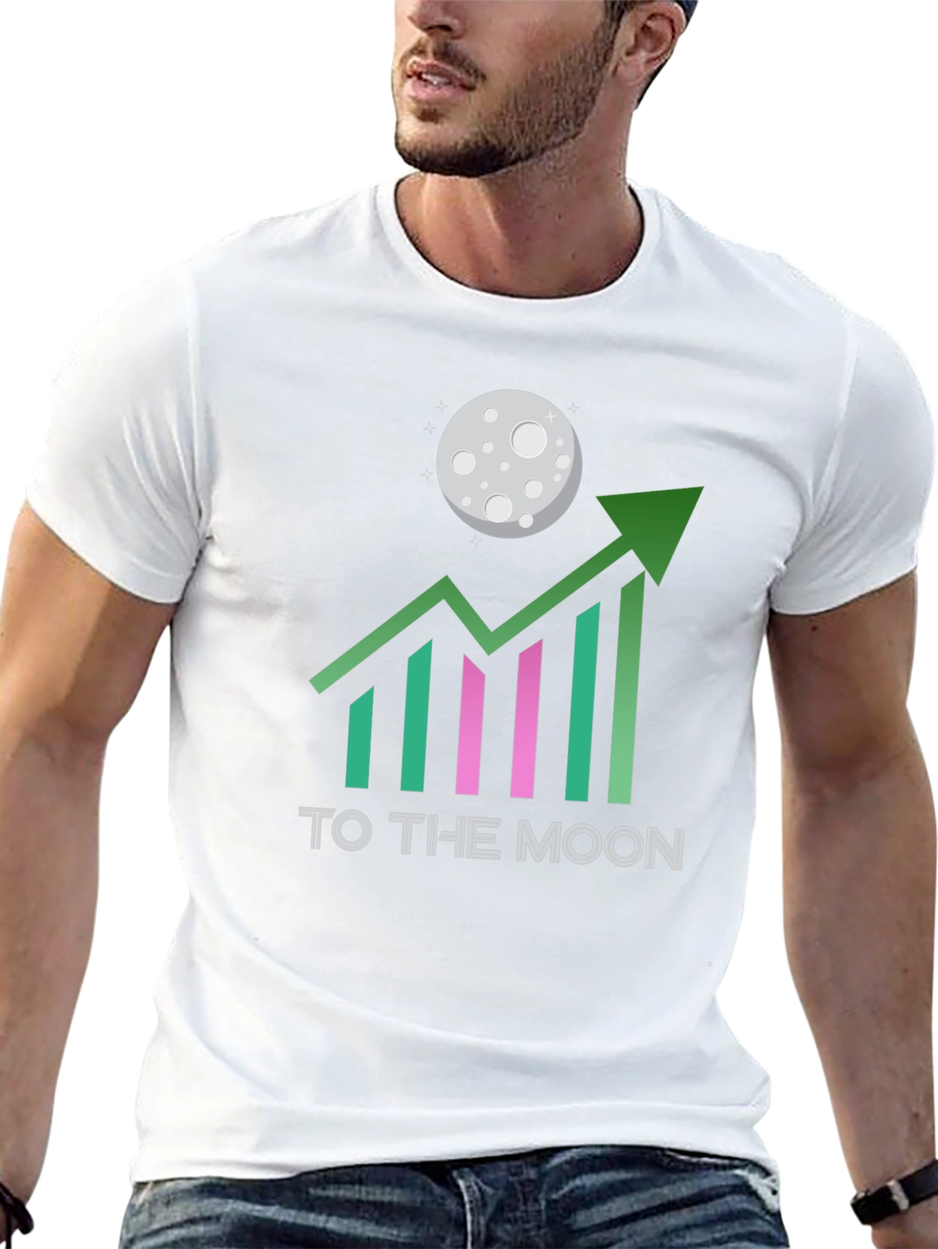 To The Moon Graphic Tee - Crypto HODL