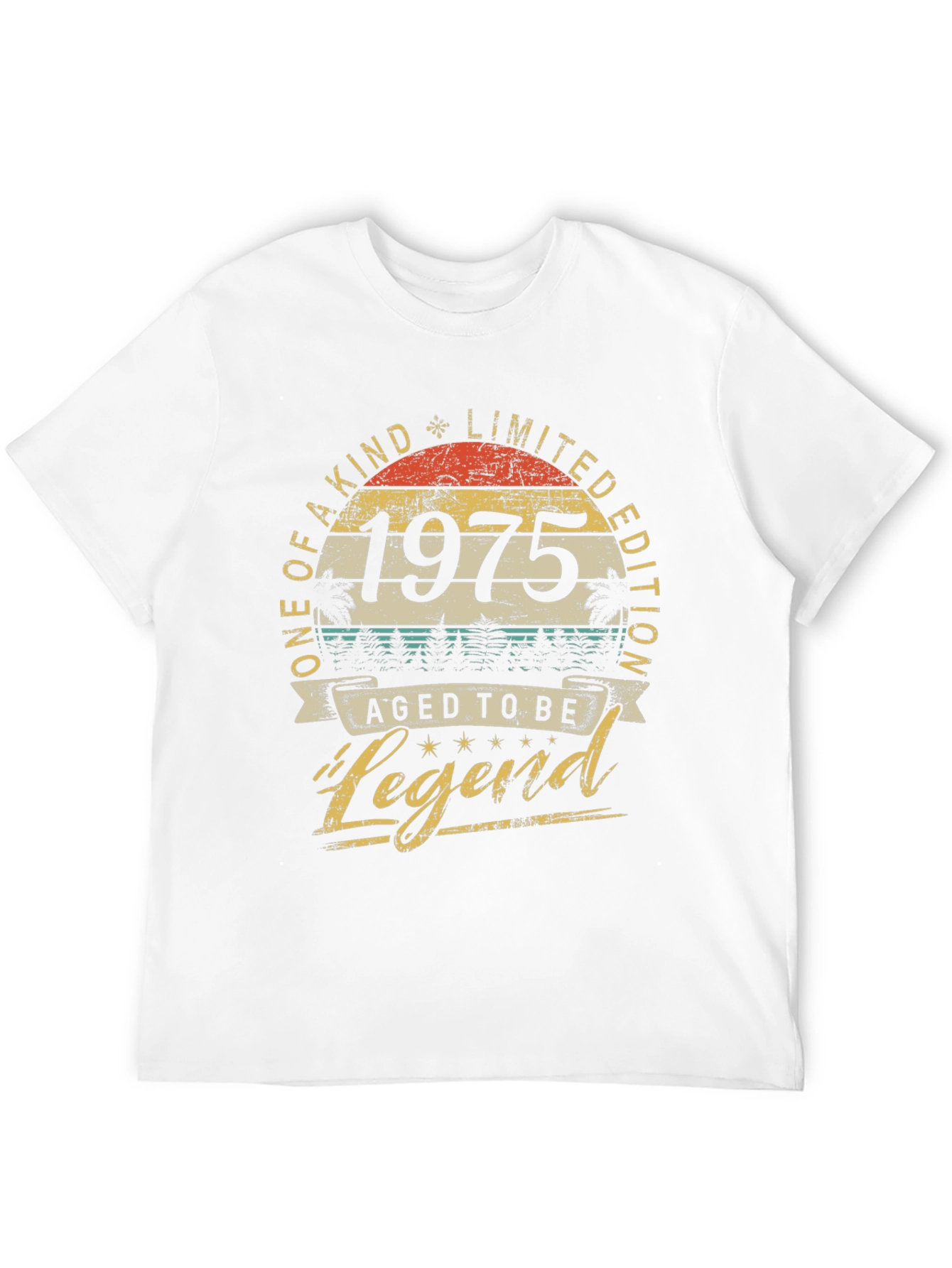 1975 Aged to Be Legend Black T-Shirt