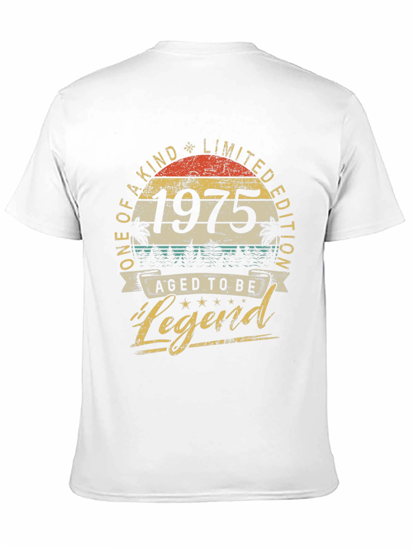 1975 Aged to Be Legend Black T-Shirt