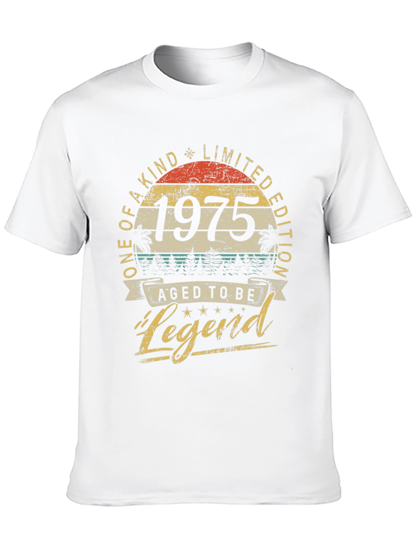 1975 Aged to Be Legend Black T-Shirt