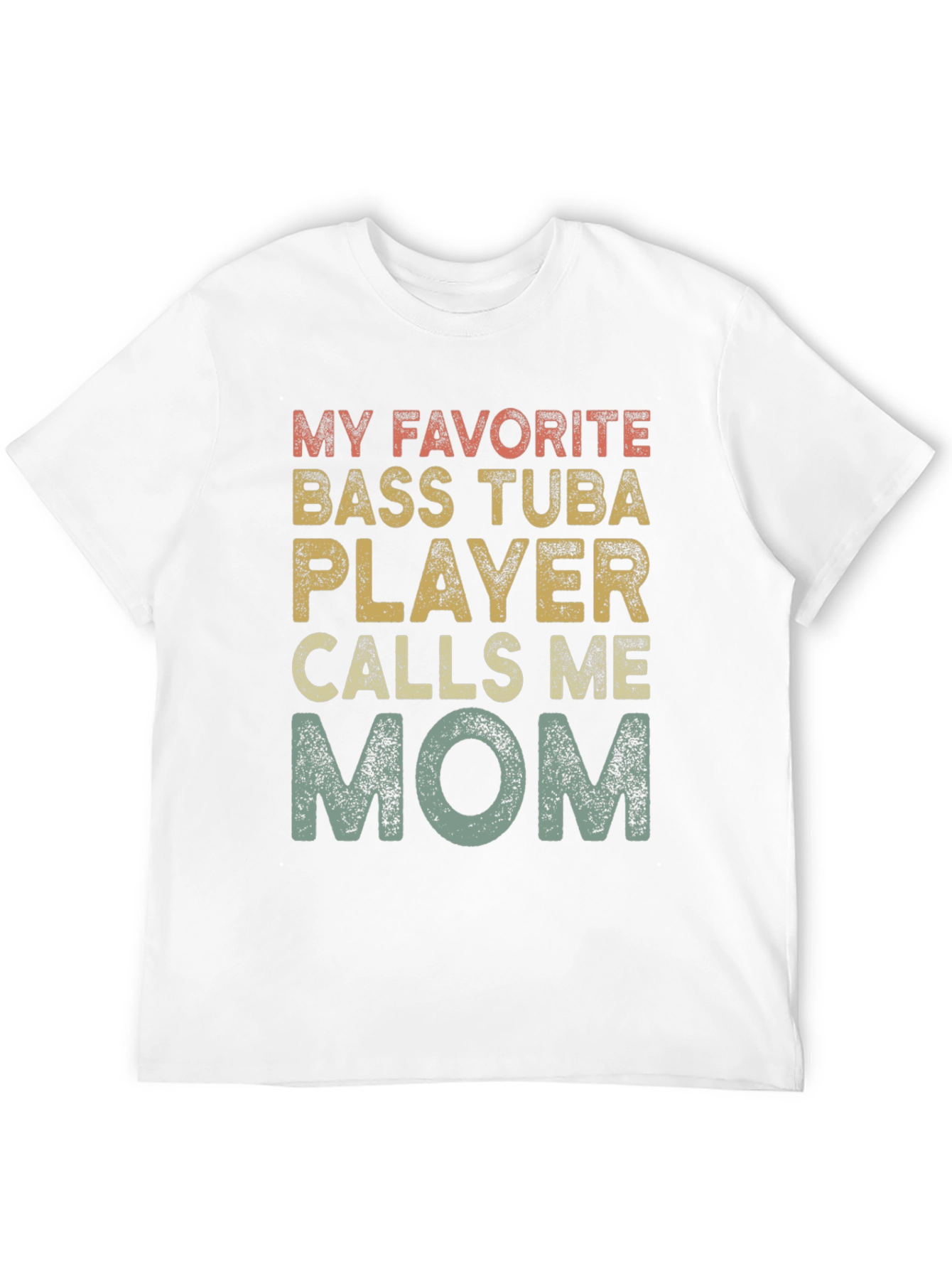 Bass Tuba Player Mom Tee - Band Parent Pride
