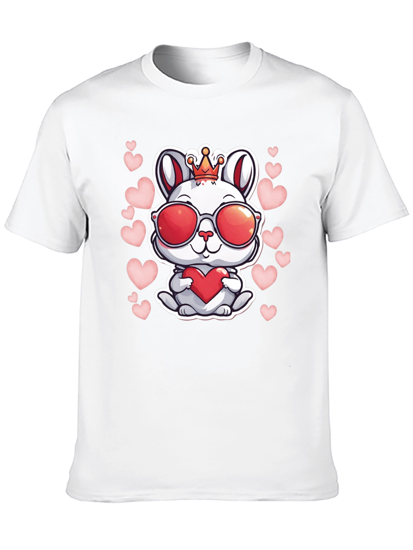 Cute Bunny Valentines Day T-Shirt