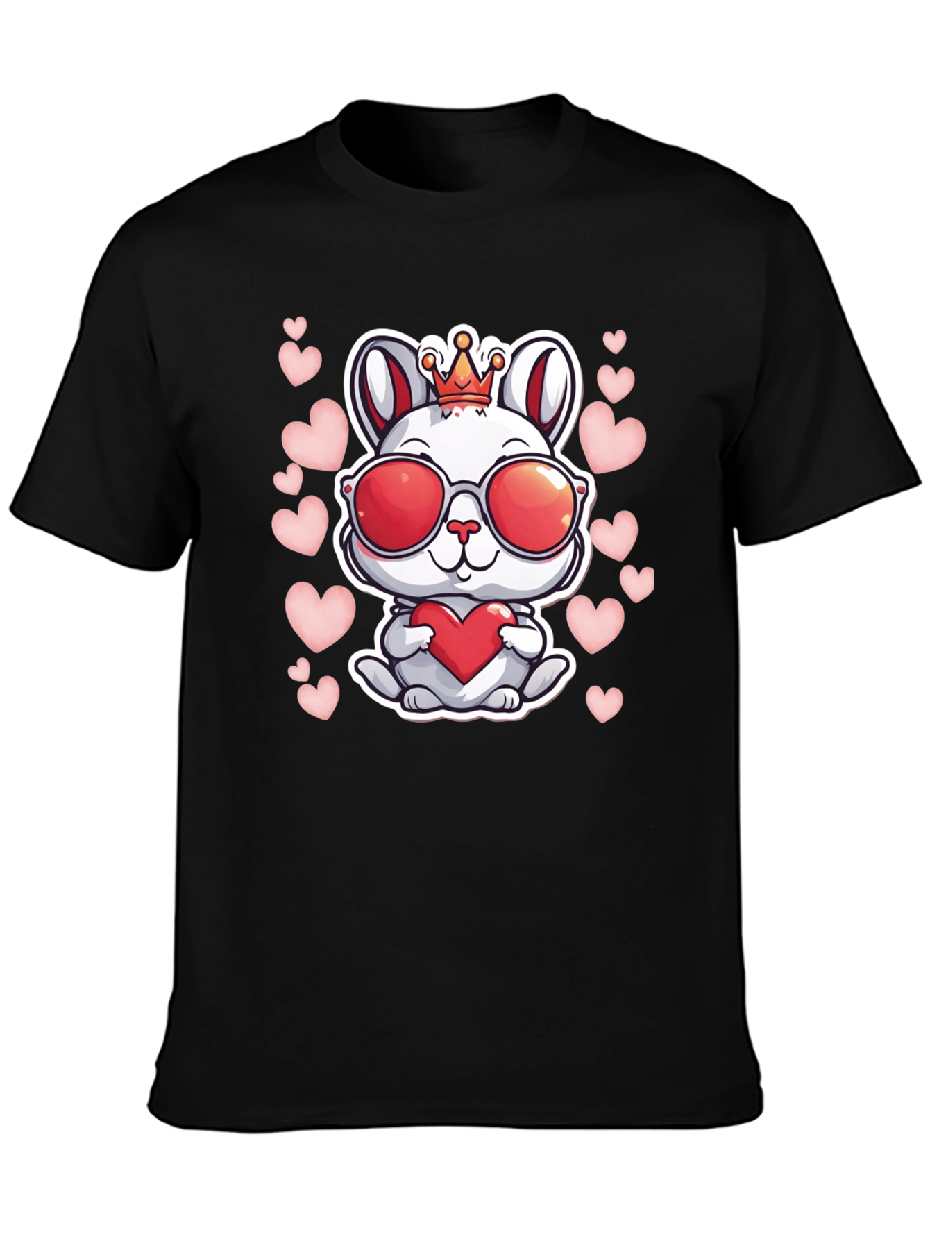 Cute Bunny Valentines Day T-Shirt